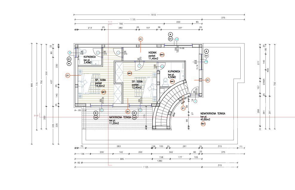 Vodice, investimento per il futuro, casa moderna con piscina e garage
