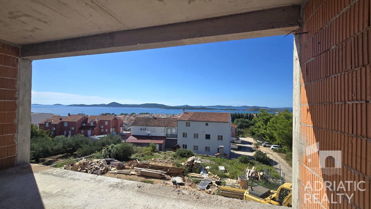 Vodice, appartamento con due camere da letto e vista mare
