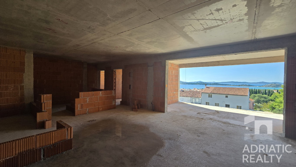 Vodice, appartamento con due camere da letto e vista mare