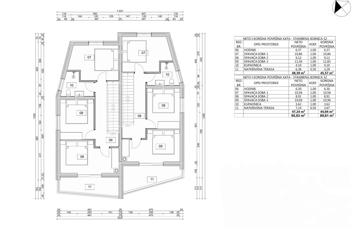 Vodice, casa moderna e funzionale in una posizione tranquilla