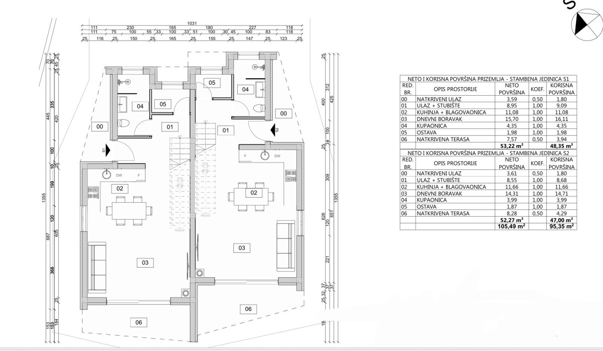 Vodice, casa moderna e funzionale in una posizione tranquilla