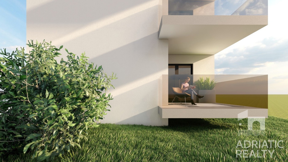 Grebaštica, appartamento con due camere da letto con giardino vicino alla spiaggia