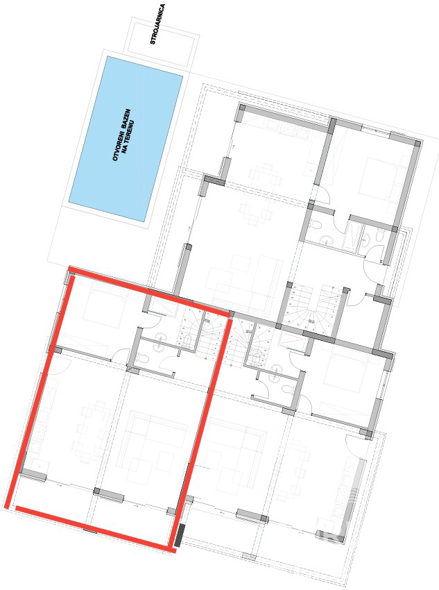 Jezera, Isola di Murter, appartamento di lusso con piscina, a 50 m dal mare