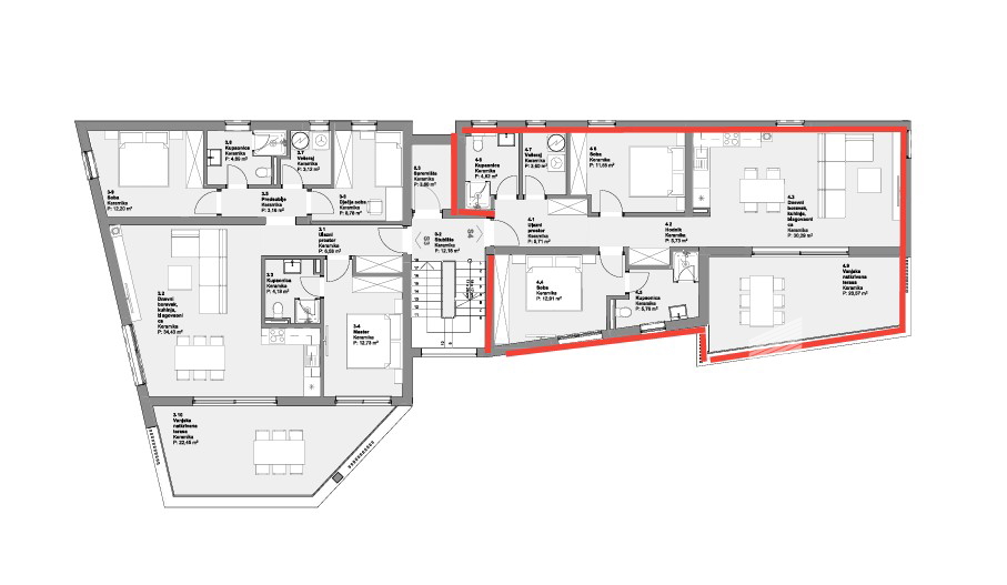 Vodice, appartamento bilocale in moderna costruzione vicino alla spiaggia