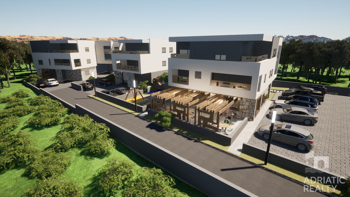 Šibenik, appartamento bilocale in nuova costruzione, disponibilità entro la fine del 2025.