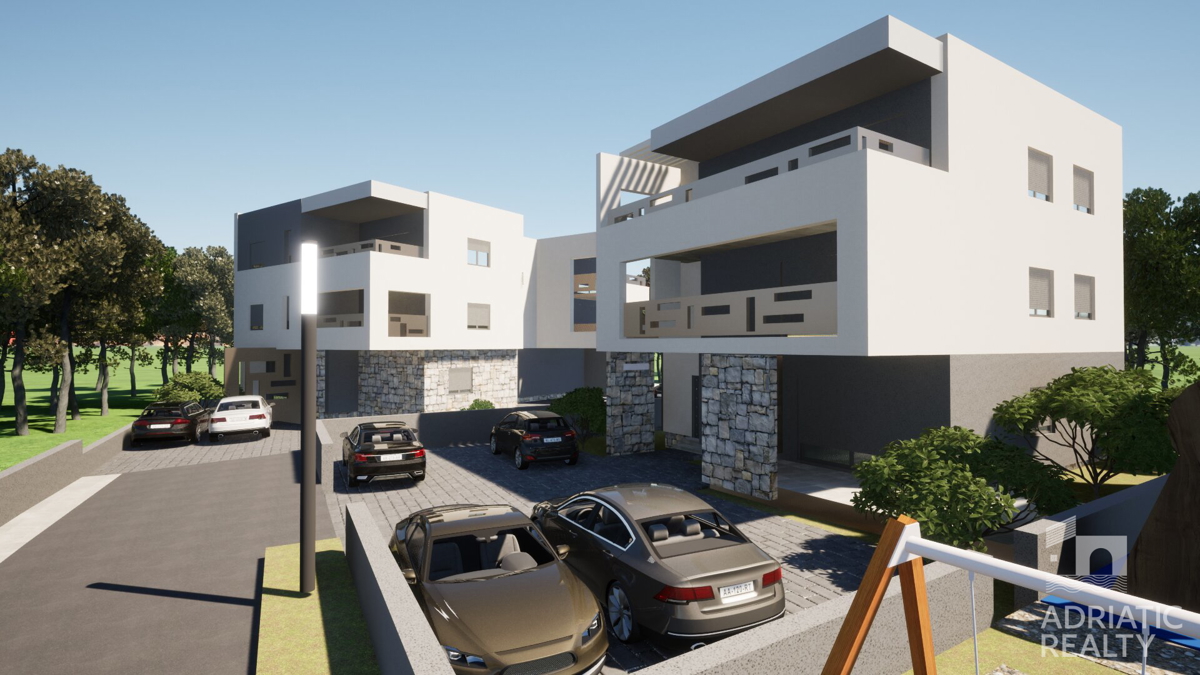 Šibenik, appartamento bilocale in nuova costruzione, disponibilità entro la fine del 2025.