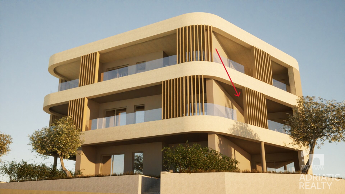 Vodice, ampio appartamento bilocale in nuova costruzione - 2 minuti dalla spiaggia