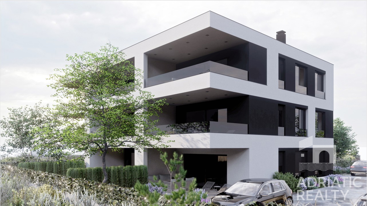 Srima, confortevole monolocale con giardino, nuova costruzione