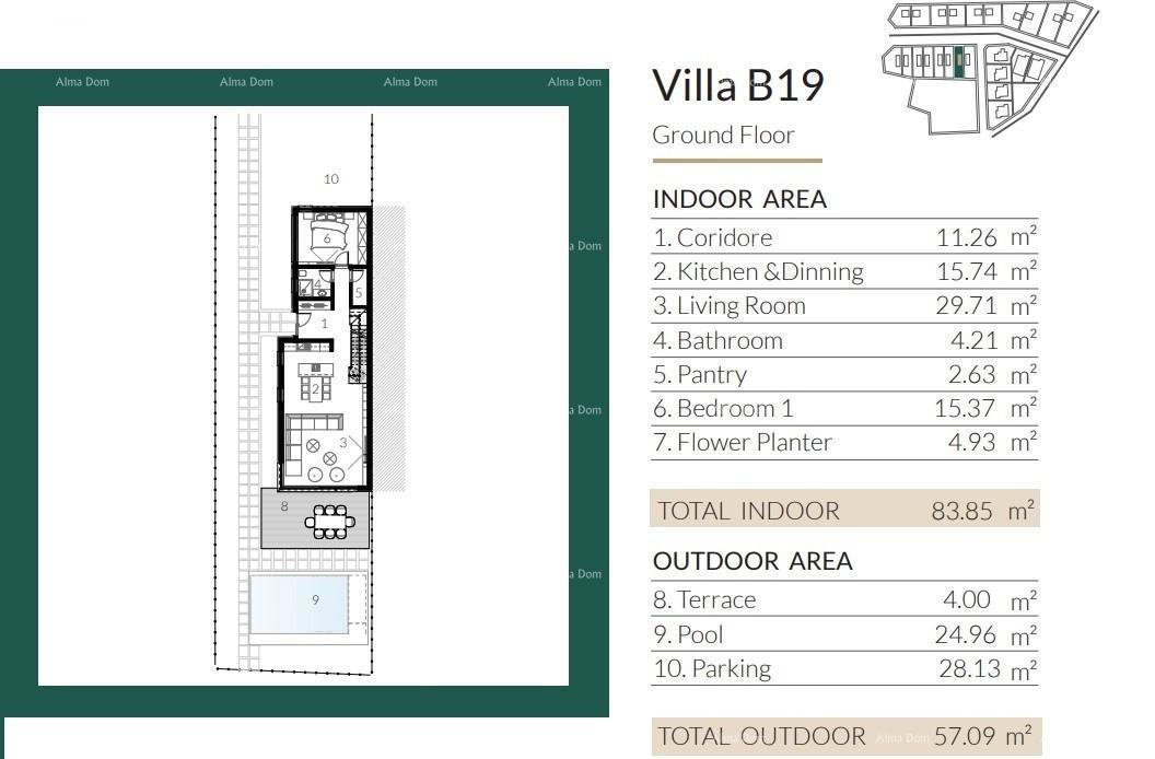 Vendita di ville moderne in una bellissima zona residenziale, Umago