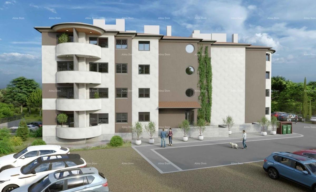 Appartamenti in vendita in un nuovo complesso residenziale in costruzione, vicino al tribunale, Pola!