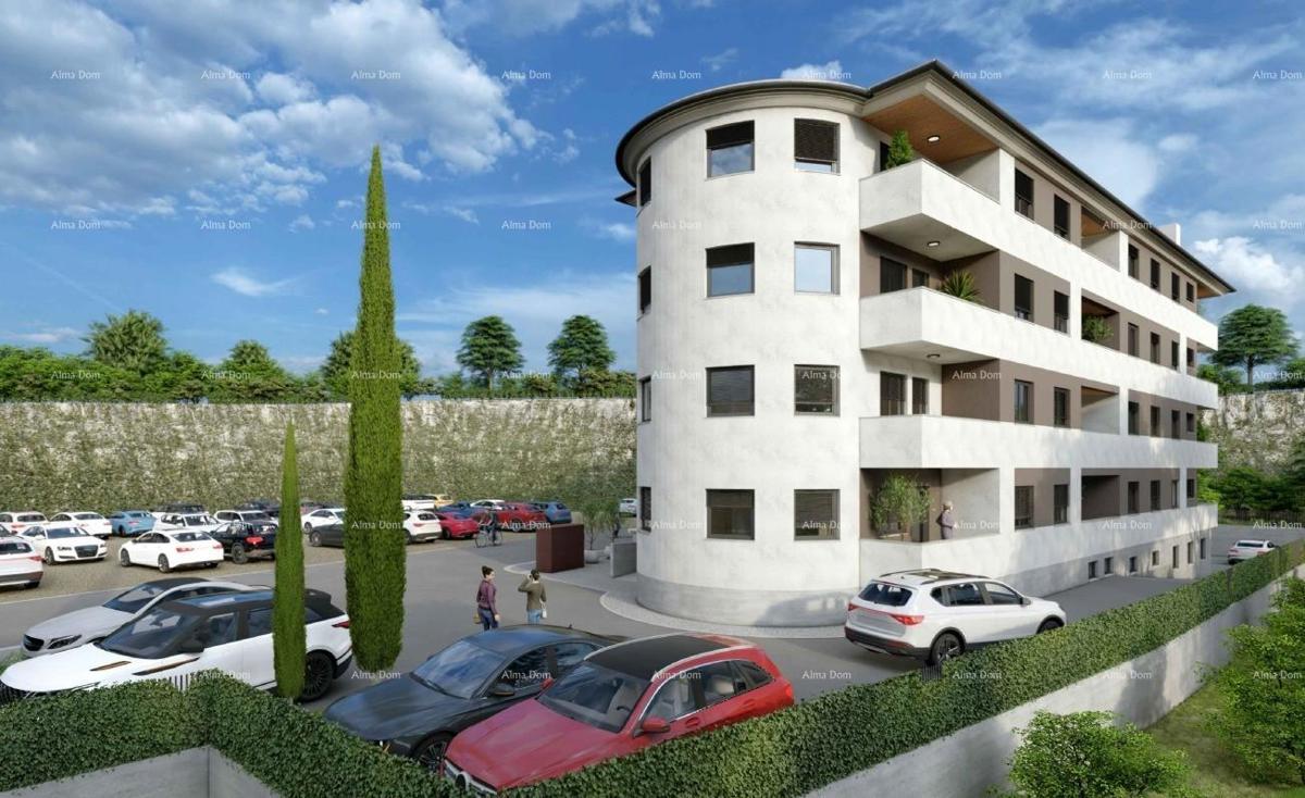 Appartamenti in vendita in un nuovo complesso residenziale in costruzione, vicino al tribunale, Pola!