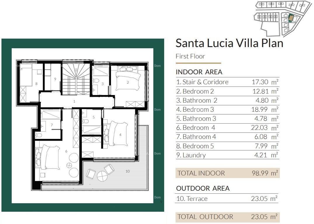 Vendita di ville moderne in una bellissima zona residenziale, Umago