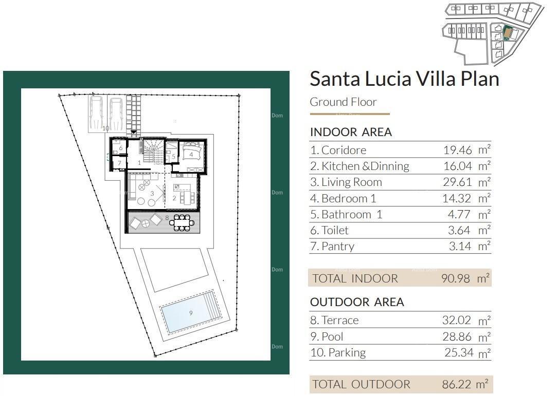 Vendita di ville moderne in una bellissima zona residenziale, Umago