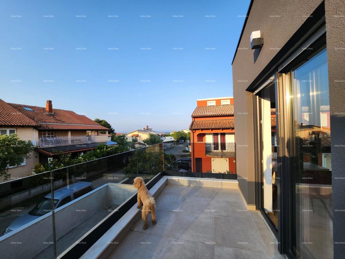 Istria, Ližnjan, 1 km dal centro di Medulin, nuova casa moderna con piscina per le vacanze.