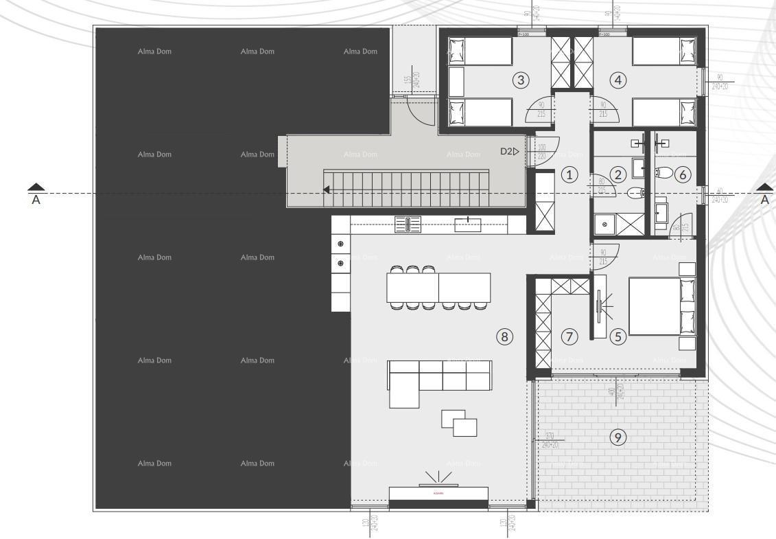 Vendita di appartamenti in moderna costruzione con piscina, Fažana!
