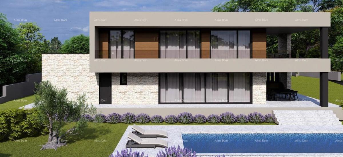 Terreno edificabile con progetto ideativo – Poreč, Žbandaj, 963 m²