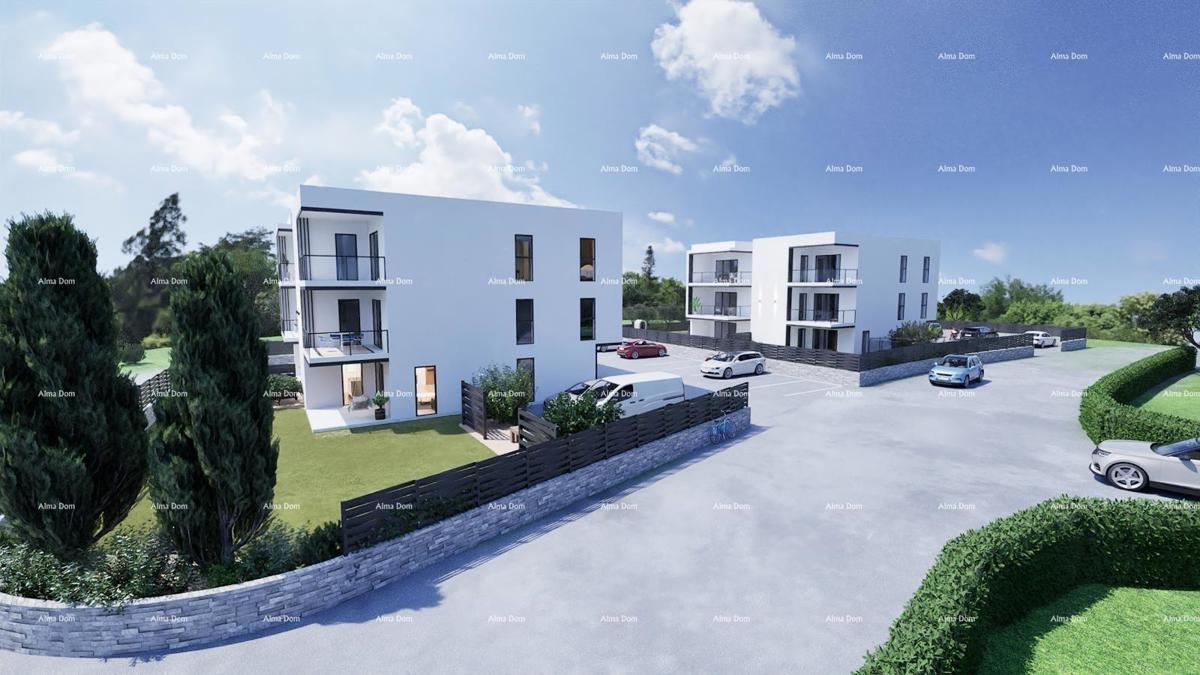 In vendita – moderni, nuovi appartamenti a Peroj con vista mare. Z1-S4