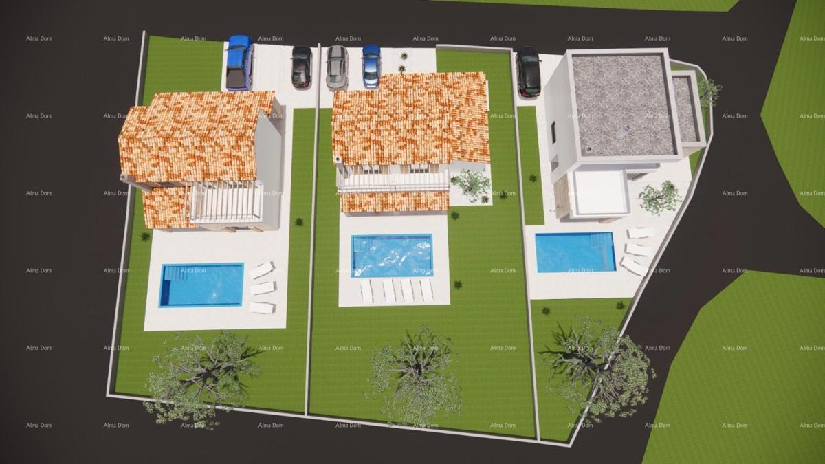 Bella villa con piscina situata in un ambiente tranquillo a Červar.