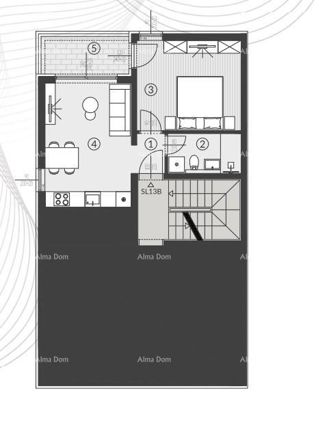 Vendita di appartamenti nel nuovo complesso residenziale, Štinjan! 13B