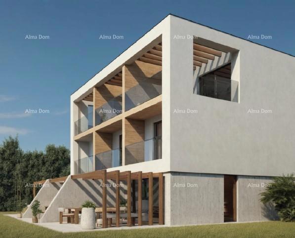 Medulin, moderno appartamento su due piani con vista mare