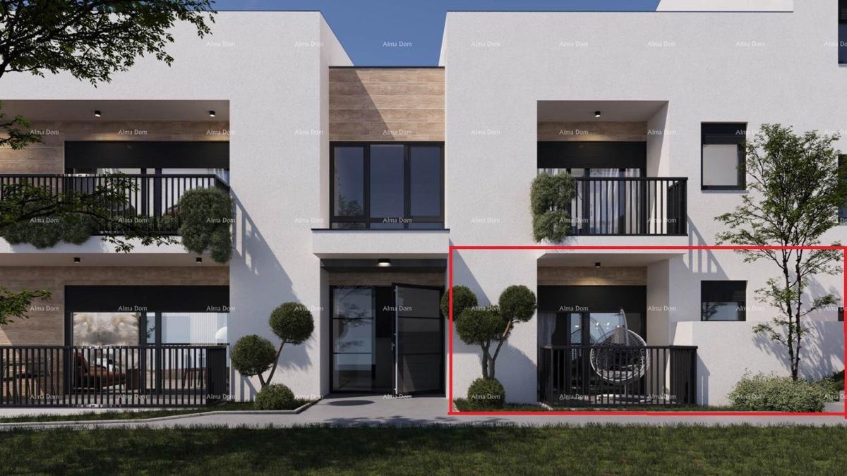 ŽMINJ - appartamento familiare al piano terra in un ambiente tranquillo (Appartamento C)