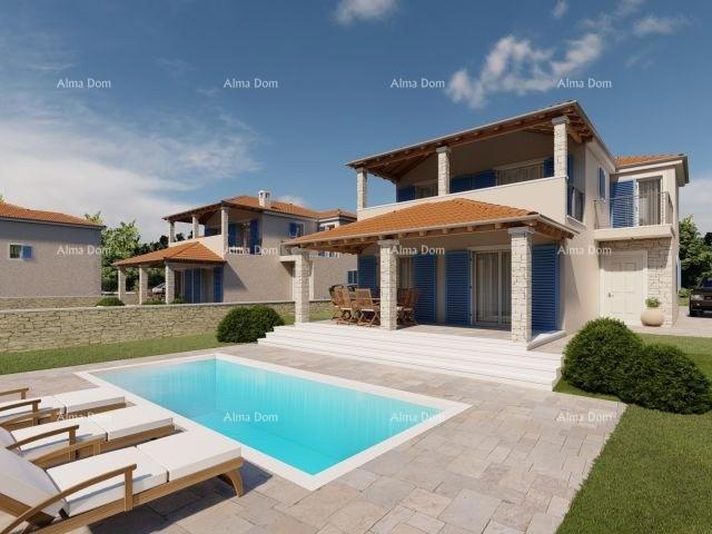 LIŽNJAN! VENDITA DI UNA CASA IN COSTRUZIONE CON PISCINA.