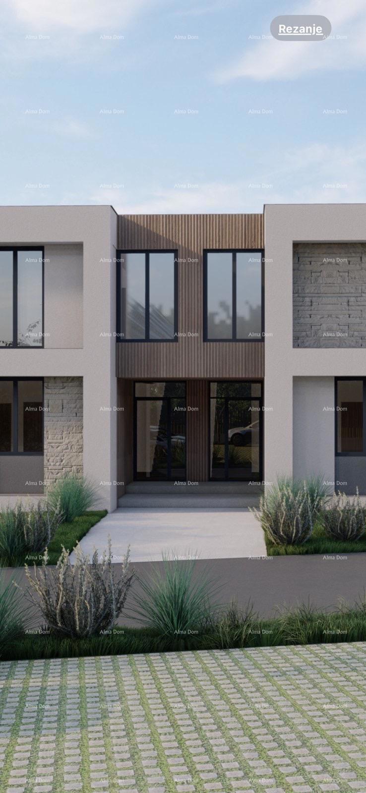 Vendita - Appartamento in costruzione con giardino e posto auto, vicino al villaggio di Rovigno!