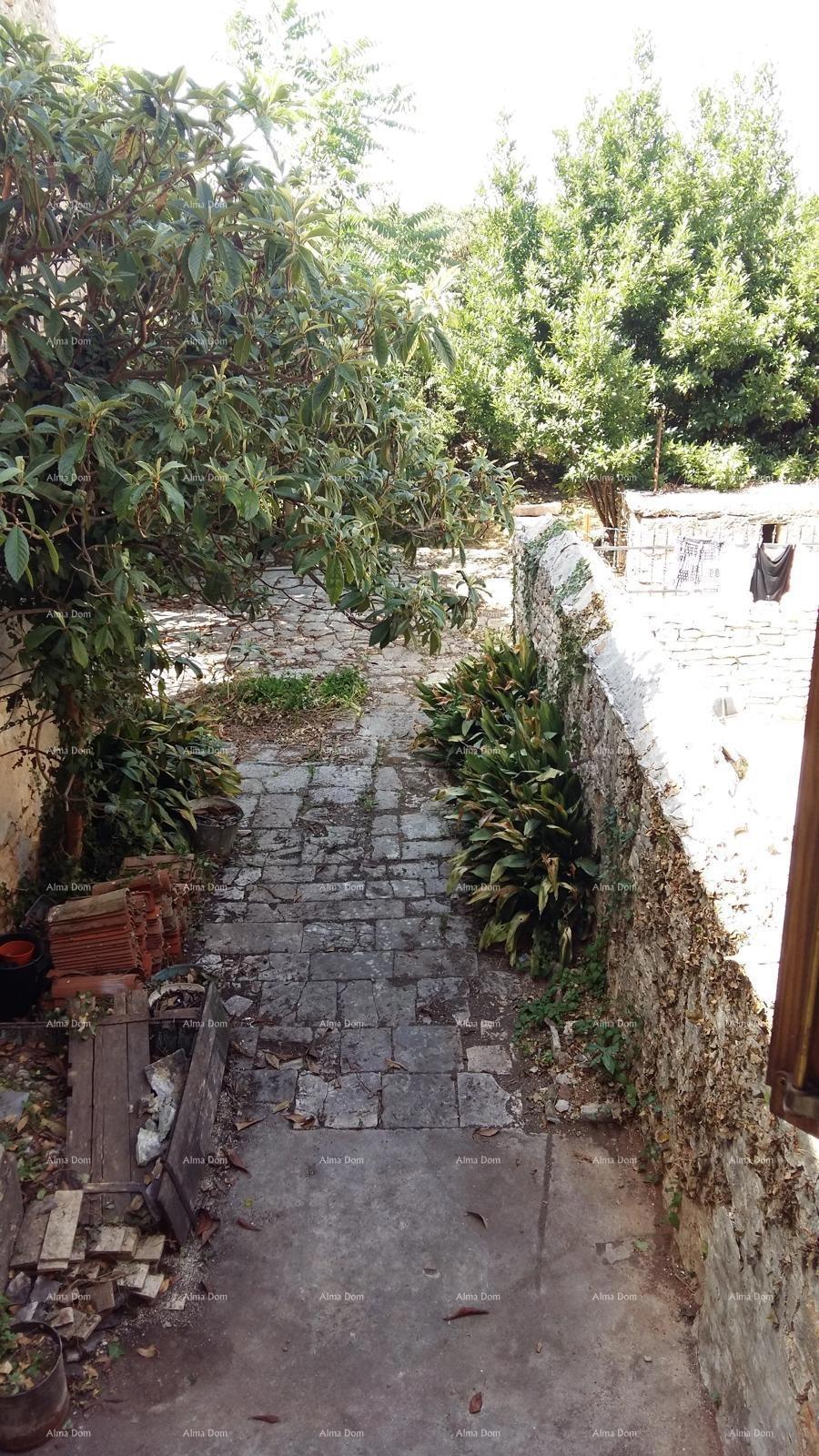 Eccellente opportunità! Vendita di un edificio residenziale con spazio commerciale e giardino, nel centro di Vodnjan!