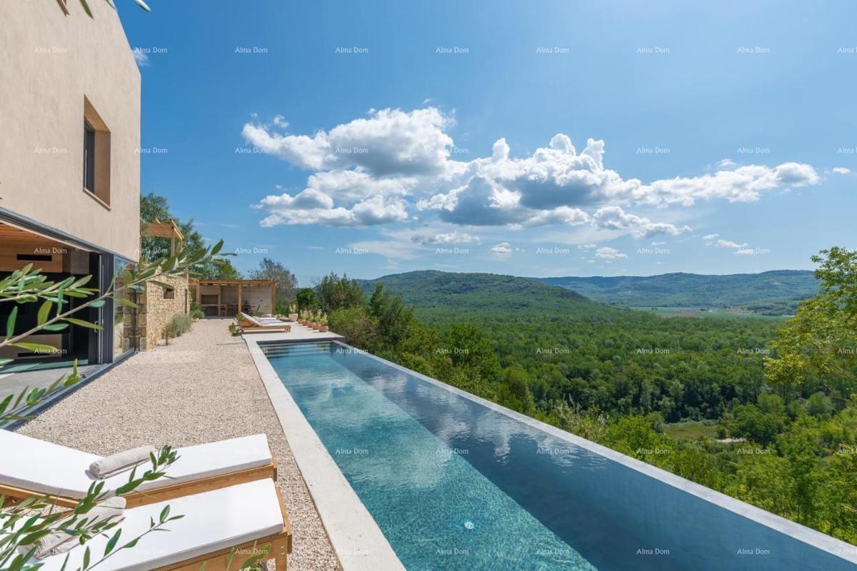 Lussuosa villa con vista su Motovun!