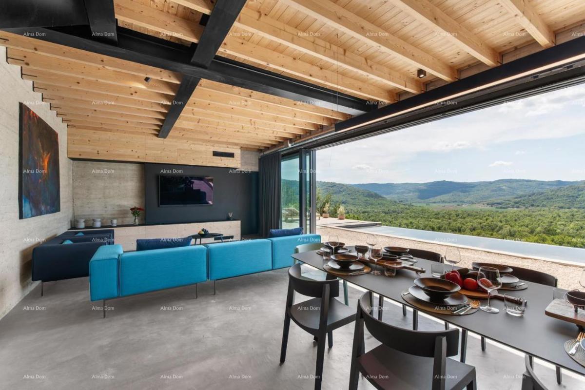 Lussuosa villa con vista su Motovun!