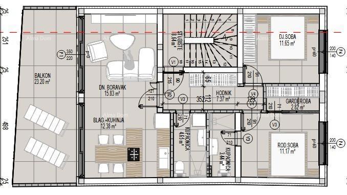 Appartamento in vendita in un moderno edificio di nuova costruzione, Tar!