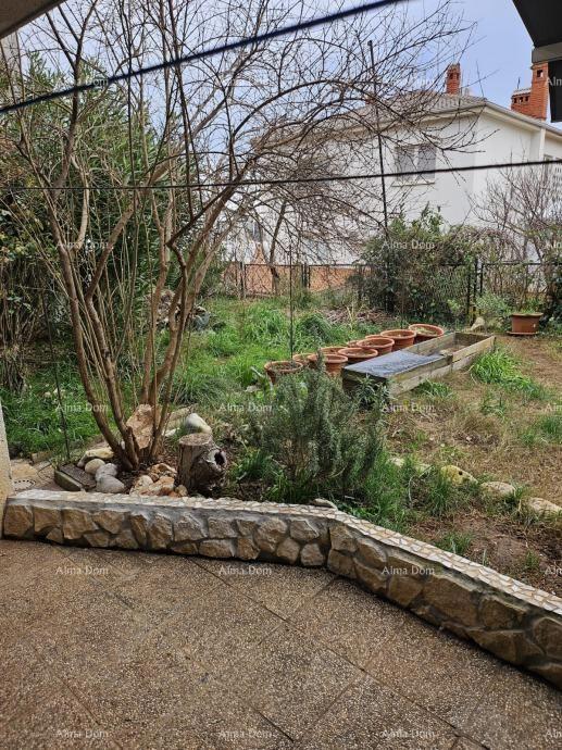 Vendita di due appartamenti al piano terra di una casa con giardino