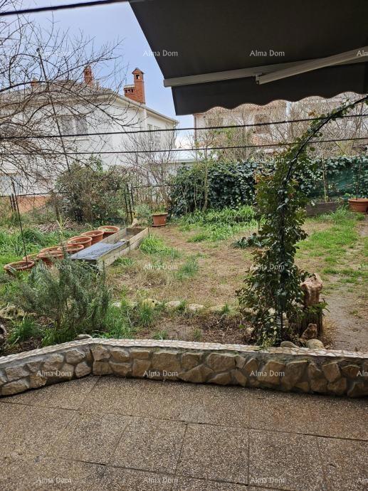 Vendita di due appartamenti al piano terra di una casa con giardino