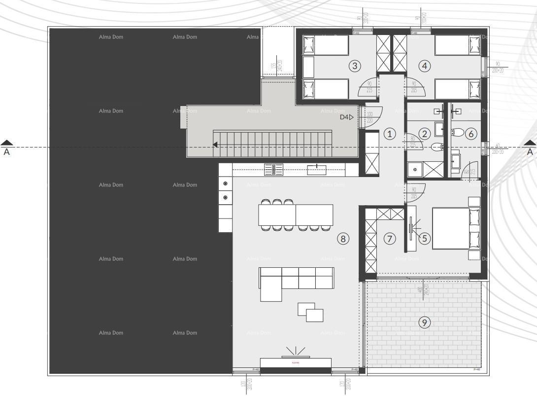 Vendita di appartamenti in moderna nuova costruzione con piscina, Fažana!