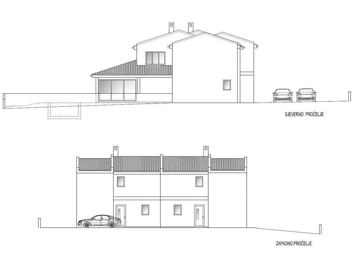 Moderna villa duplex con piscina in vendita, Kožljani, Barban!