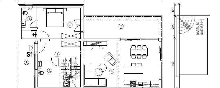 Moderna villa duplex con piscina in vendita, Kožljani, Barban!