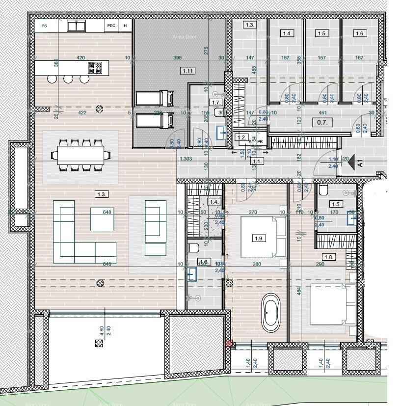 Vendita di appartamenti di lusso in costruzione, vicino al mare, Abbazia! A1