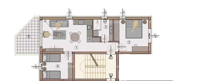 Vendita - Valdebek  appartamento al primo piano, in un nuovo complesso residenziale, Valdebek, Pola! Zg6 S2