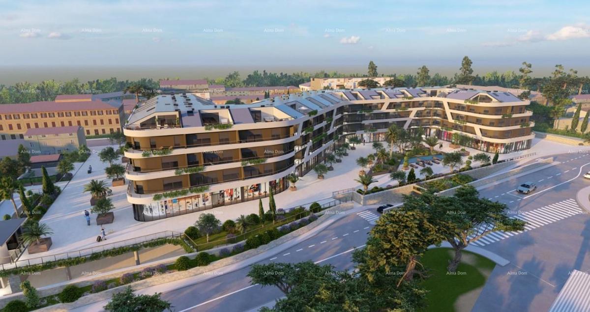 Vendita di appartamento - moderno complesso residenziale e commerciale di nuova costruzione, Poreč!