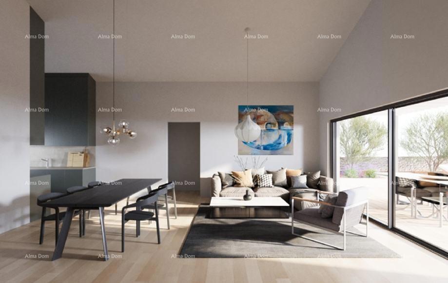 Terreno edificabile con permesso – progetto di casa con piscina