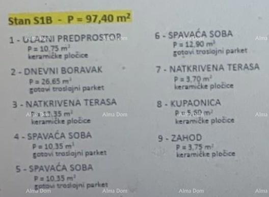 Umag! Lovrečica – nuova costruzione in ottima posizione.