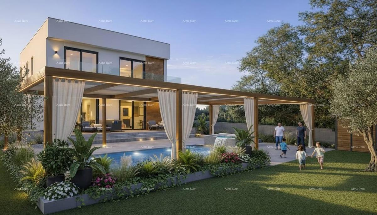 GALIŽANA - Vendita di una moderna casa con piscina, jacuzzi e vista mare!