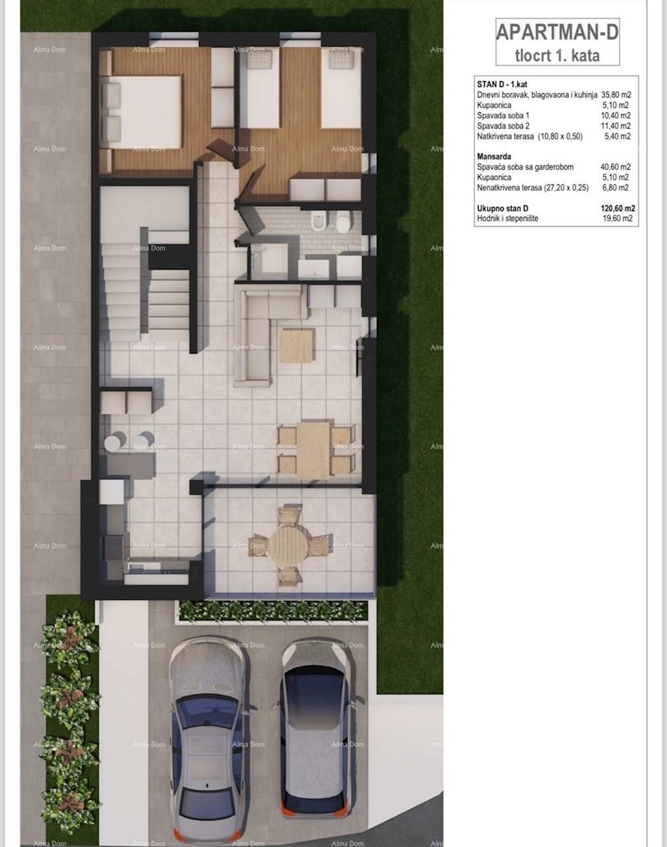 Vendita di appartamenti in costruzione, a 500 m dal mare e dalle spiagge, Umago, Zambratija!