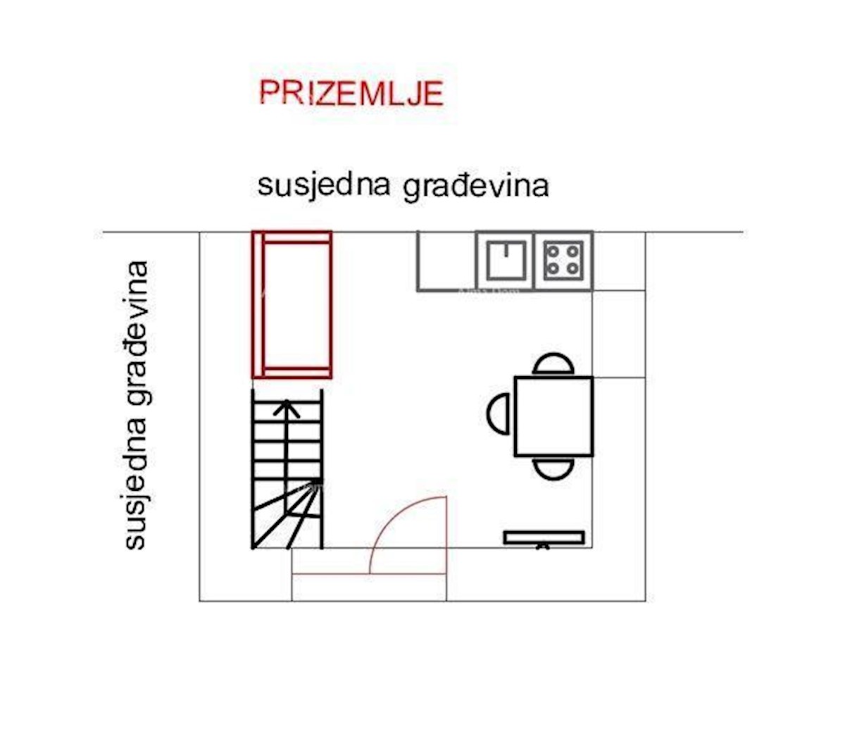 Casa in vendita nel centro di Verteneglio con parcheggio e cortile propri