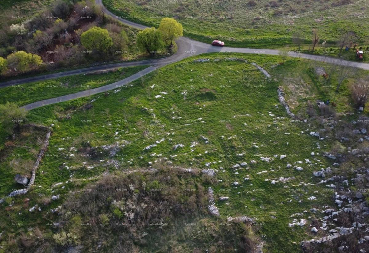 KRŠAN, Terreno edificabile ai piedi del Parco Naturale Učka - diversi lotti con vista sulla natura
