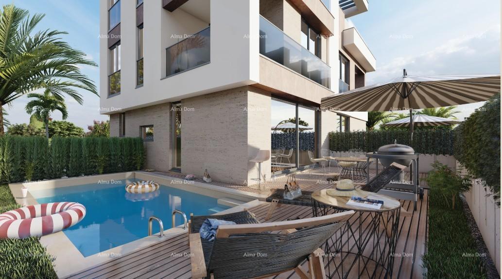 Vendita - Duplex villa in stile mediterraneo con piscina e vista mare, Medulin!