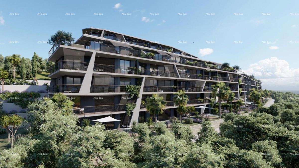 Vendita di appartamenti moderni in un edificio esclusivo con vista sulla marina, Pula!