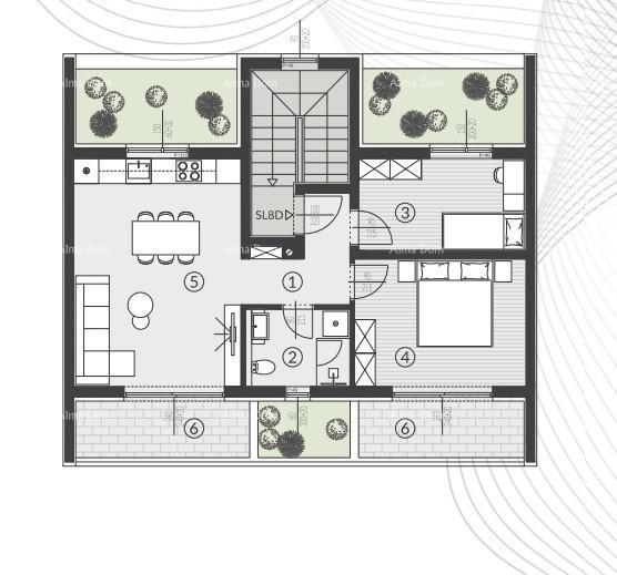 Vendita di appartamenti nel nuovo complesso residenziale, Štinjan! 8D