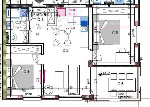 In vendita appartamento in nuova costruzione – Pula, Veli Vrh, S-C Z-B