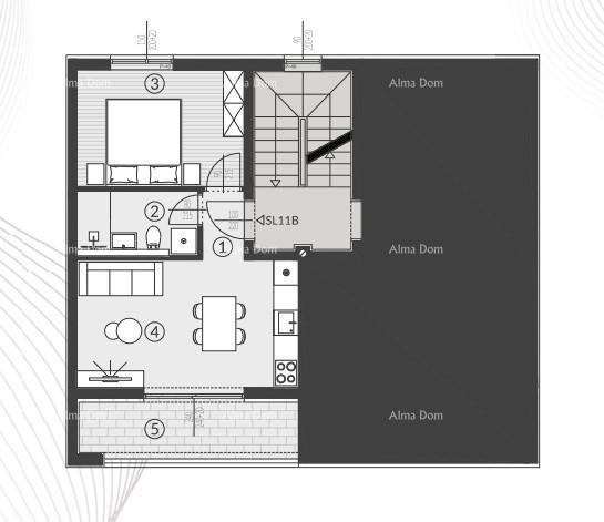 Vendita di appartamenti nel nuovo complesso residenziale, Štinjan! 11B